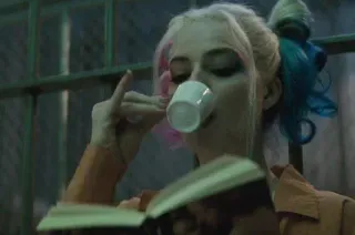😐 Harley Quinn Suicide Squad Harley Quinn, Suicide Squad, DC Comics, Margot Robbie, antihero, villain, comic book character, cup telegram sticker