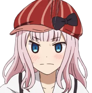 😠 Chika Fujiwara Kaguya-sama: Love Is War Anime, Chika, Kaguya-sama, Love is War, Irritado whatsapp sticker