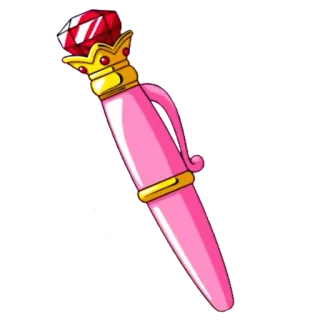 🙋 ペン, ピンク, ジュエリー, 赤, 宝石, 王冠 telegram sticker