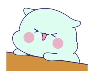 💗 lindo, kawaii, dibujos animados, personaje, feliz, adorable telegram sticker