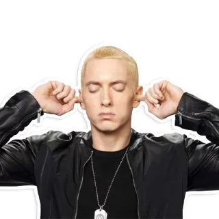 🙉 Eminem rapper, music, celebrity, singer, musician telegram sticker