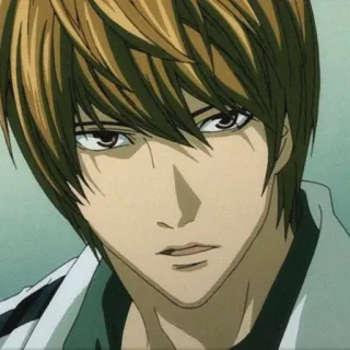 😈 Light Yagami Death Note Anime, Personaggio, Light, Death Note telegram sticker