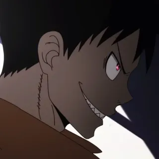 🔥 anime, personagem, mangá, sorriso telegram sticker