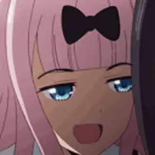 🖤 Chika Fujiwara Kaguya-sama: Love Is War Anime, Chika Fujiwara, Kaguya-sama Love is War, Muka lucu, Sombong telegram sticker