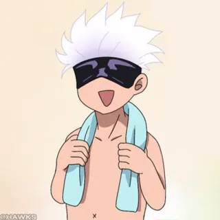 😀 Gojo Satoru Jujutsu Kaisen Anime, Gojo Satoru, Jujutsu Kaisen, Manga, Mignon telegram sticker