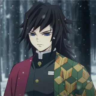 🔪 Giyu Tomioka Demon Slayer Anime, Thanh Gươm Diệt Quỷ, Giyu Tomioka, Manga, Hoạt hình Nhật Bản, Nhân vật, Kiếm whatsapp sticker