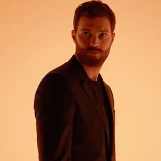 🔱 Jamie Dornan ator, homem, barba, terno, retrato, celebridade whatsapp sticker
