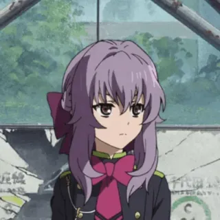 🔙 Shinoa Hiragi Owari no Seraph Anime, Mädchen, Süß, Shinoa, Hiragi telegram sticker