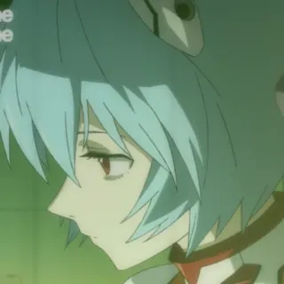 🌨 Rei Ayanami Neon Genesis Evangelion Anime, Postać, Rei Ayanami, Neon Genesis Evangelion telegram sticker