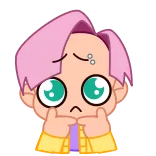 ⭐ Jimin BTS anime, chibi, cute, jimin, bts, sad, crying, kpop, sticker telegram sticker