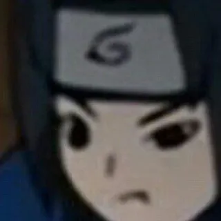 😕 Sasuke Uchiha Naruto Anime, Mangá, Naruto, Sasuke, Uchiha, Bandana telegram sticker