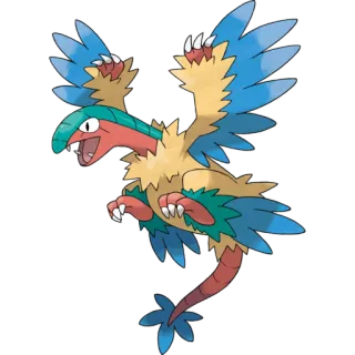 🐉 Archeops Pokemon Pokemon, Archeops, bird, flying, prehistoric, monster telegram sticker