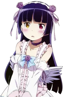 😳 Ruri Gokou Oreimo anime, ruri gokou, oreimo, waifu, linda, chica anime, kawaii telegram sticker