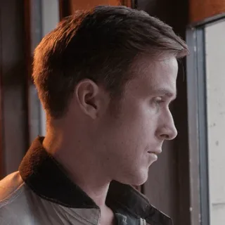 😐 Ryan Gosling мужчина, актер, человек, Райан Гослинг, знаменитость telegram sticker