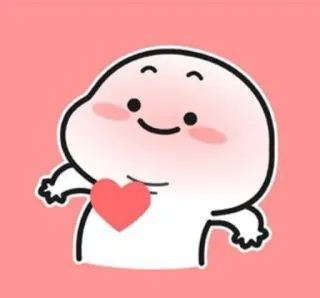❤️ lucu, hati, cinta, kartun, stiker whatsapp sticker