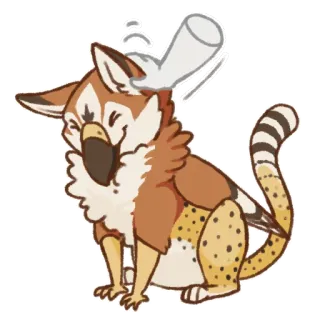 👂 gryphon, fantasy, creature, animal telegram sticker