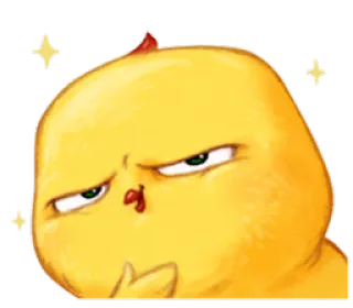 🤔 Huhn, Vogel, Süß, Tier, Emoji, Aufkleber telegram sticker