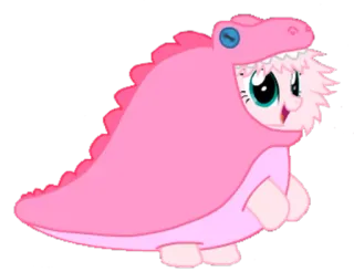 🐲 różowy, dinozaur, uroczy, zwierzę, kostium, kreskówka telegram sticker