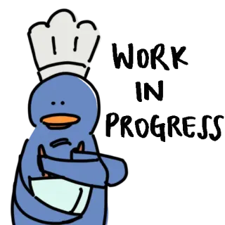 👩‍🍳 pingouin, chef, cuisine, mignon, animal, nourriture telegram sticker