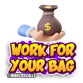 🤑 WORK FOR YOUR BAG money, work, success, bag, finance, wealth telegram sticker
