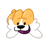 😀 Hund, Tier, süß, Cartoon, Haustier telegram sticker