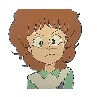 😤 Anime, Dziewczyna, Zła, Kreskówka telegram sticker