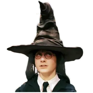 🎩 Harry Potter гарри поттер, распределяющая шляпа, волшебник, дэниел рэдклифф, фильм telegram sticker