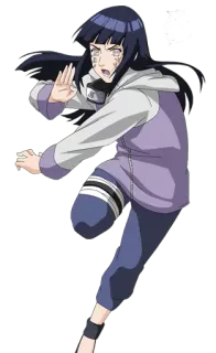 😠 Hinata Hyuga Naruto Anime, Manga, Ninja, Hyuga, Hinata, Byakugan, Naruto, Karakter telegram sticker