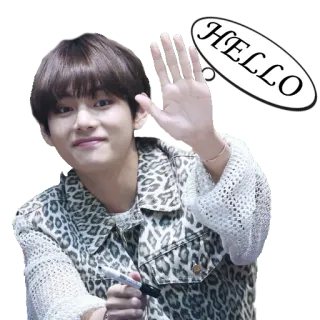 👋 HELLO 안녕하세요, 인사, 사람, 손 흔들기, 친근한 telegram sticker