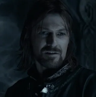 💍 Boromir Lord of the Rings Boromir, O Senhor dos Anéis, Sean Bean, filme, fantasia whatsapp sticker