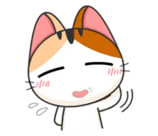 😅 猫, かわいい, カワイイ, マンガ, 動物 telegram sticker