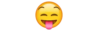 😝 Emoji, Cara, Feliz, Lengua telegram sticker