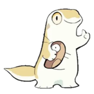 👍 Cartoon, Tier, Eidechse, Reptil telegram sticker