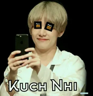 🤔 Kuch Nhi Selfie, Meme, Tekst, Indian telegram sticker