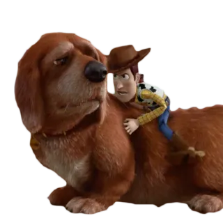 🐶 Woody Toy Story cane, bassotto, Woody, Toy Story, personaggio dei cartoni animati telegram sticker
