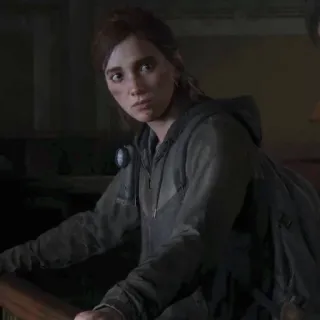 🪶 Ellie The Last of Us Part II элли, the last of us, last of us 2, персонаж видеоигры, апокалипсис, зомби telegram sticker