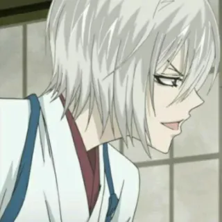 🤍 Tomoe Kamisama Kiss アニメ, キツネ, 巴衛, 神様はじめました, イケメン, 悪魔 whatsapp sticker
