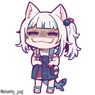 😏 Gawr Gura Hololive whatsapp sticker