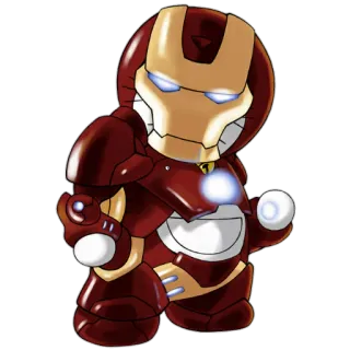 🔩 Iron Man Iron Man, Superheld, Marvel, Cartoon, Comic, Figur, Avengers whatsapp sticker