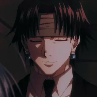 🌪 Chrollo Lucilfer Hunter x Hunter Anime, Hunter x Hunter, Chrollo Lucilfer, Personnage telegram sticker