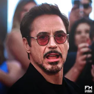 🗿 Robert Downey Jr. actor, celebrity, robert downey jr telegram sticker