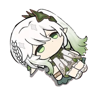 💚 anime, cute, sticker, cartoon telegram sticker