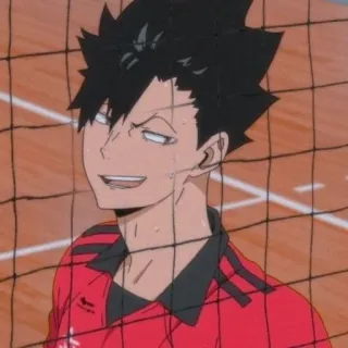 🖇 Kuroo Tetsurō Haikyu!! Anime, Haikyuu, Kuroo Tetsuro, Voleibol, Deportes, Manga, Personaje telegram sticker