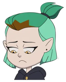 😣 Amity Blight The Owl House การ์ตูน, อนิเมะ, อมิตี้ ไบลท์, The Owl House telegram sticker