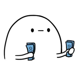 🥚 dinheiro, grana, finanças, desenho animado, riqueza, rico telegram sticker
