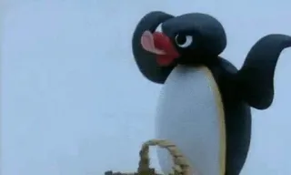 👿 Pingu ペンギン, 漫画, 動物, クレイアニメ, 粘土 telegram sticker