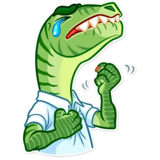 😩 dinosaur, cry, angry, monster, cartoon telegram sticker