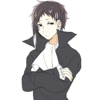 😒 Akutagawa Ryunosuke Bungo Stray Dogs Anime, Manga, Charakter, Bungo Stray Dogs, Akutagawa Ryunosuke, Fanart telegram sticker