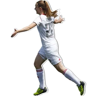 💪 サッカー, アスリート, 女性, 選手, スポーツ, ゴール telegram sticker
