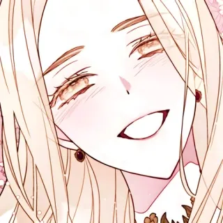 🫖 Anime, Manga, Kobieta, Uśmiech, Kreskówka telegram sticker